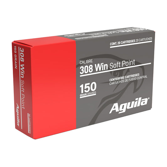 Aguila 308win 150gr Sp 20/200