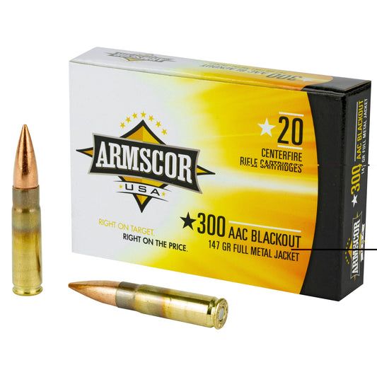 Armscor 300blk 147gr Fmj 20/200