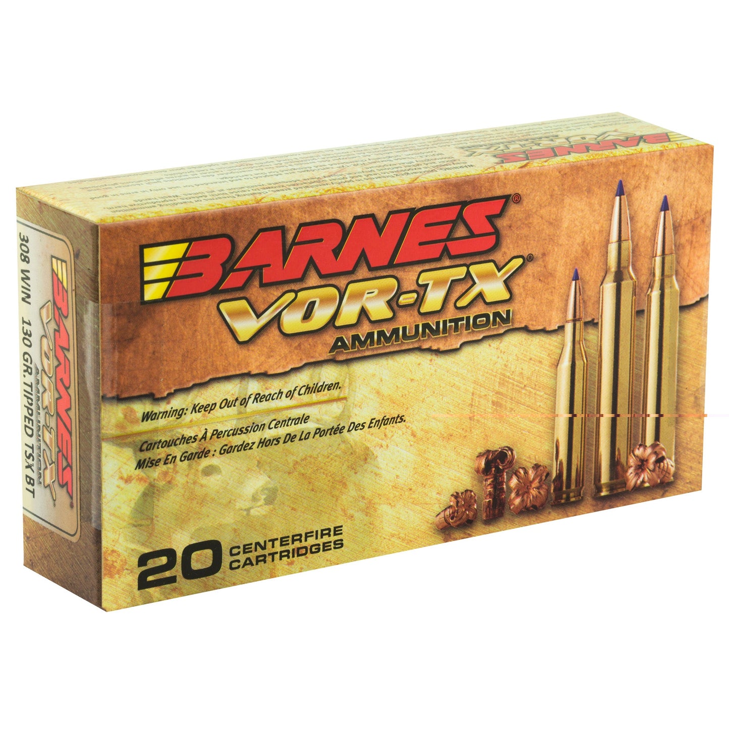 Barnes Vor-tx 308win 130gr Ttsx 20/2