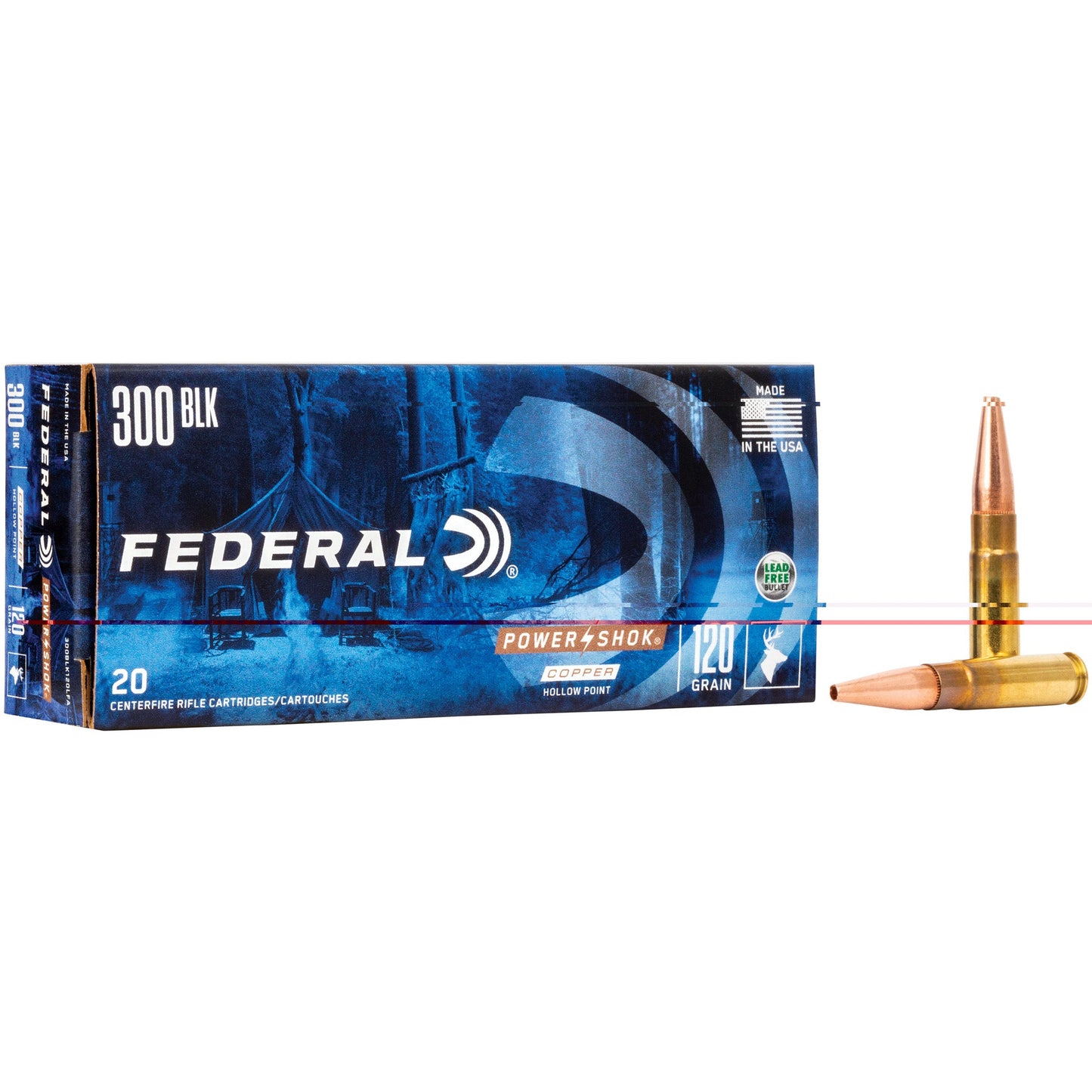 Fed 300blk 120gr  Power-shk Sp 20