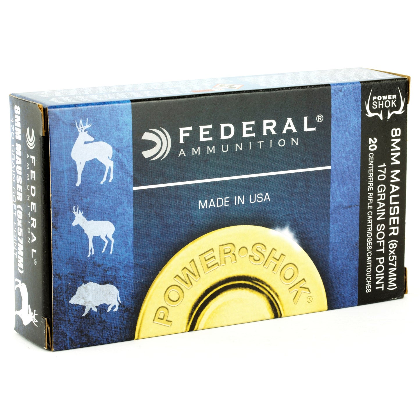 Fed Pwrshk 8mm Mau 170gr Sp 20/200