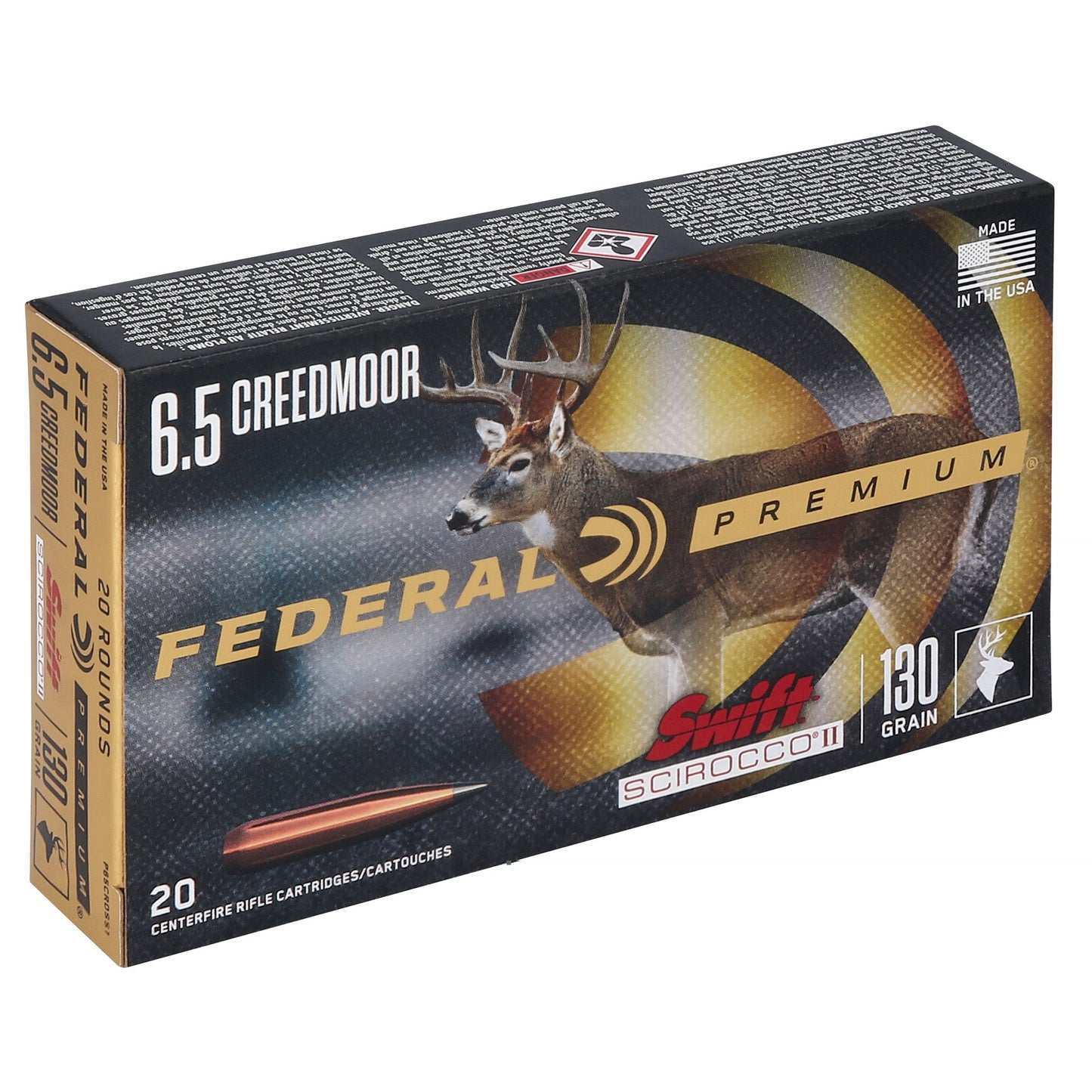 Fed 6.5 Crdm 130gr Swift Scir 20/200