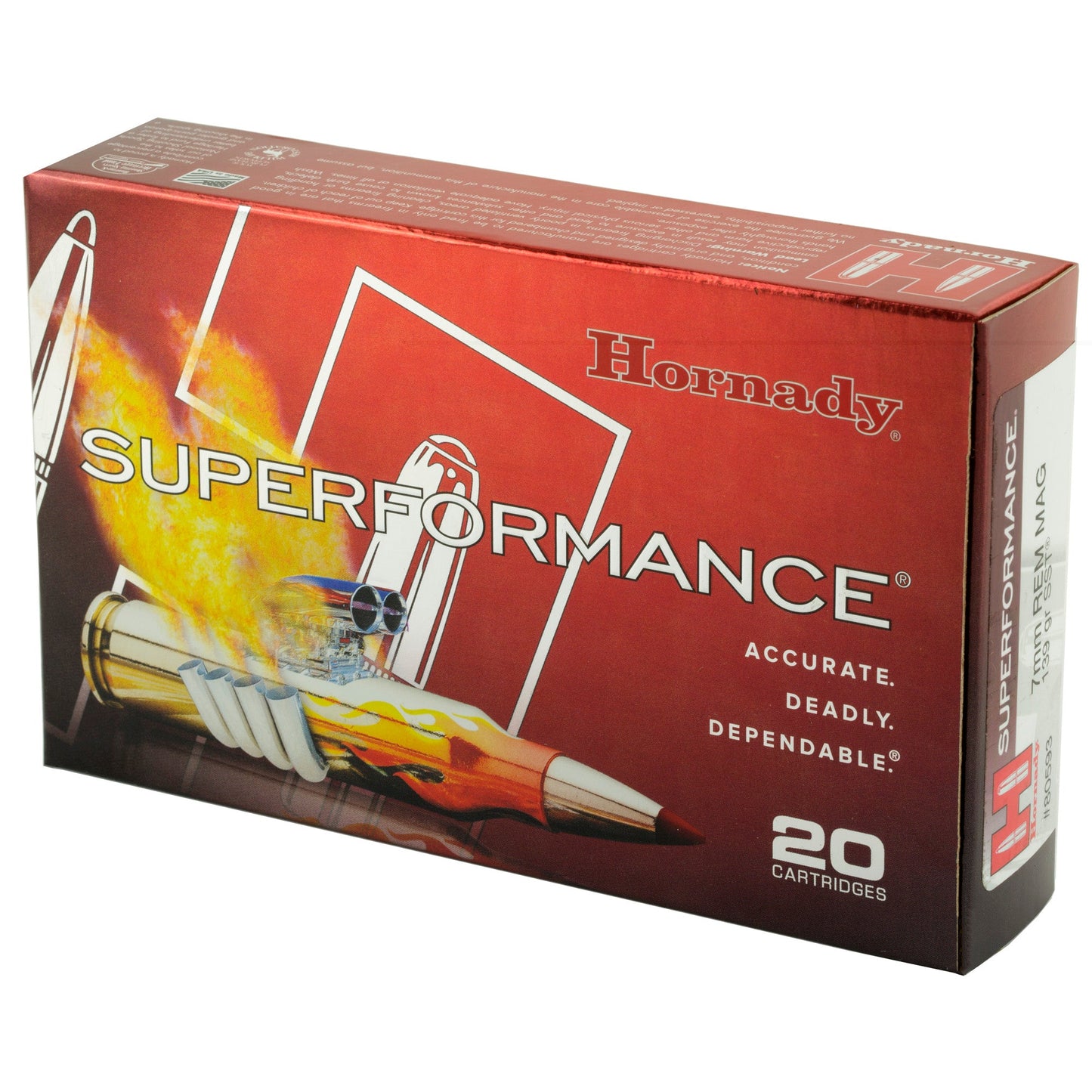 Hrndy Sf 7mmrem 139gr Sstspf 20/200