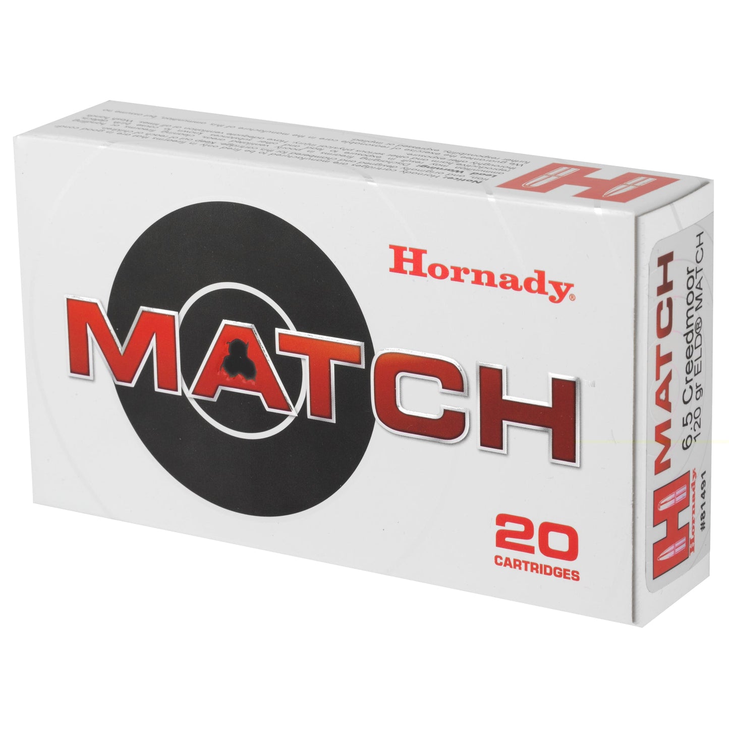 Hrndy 6.5creed 120gr Eld-m 20/200