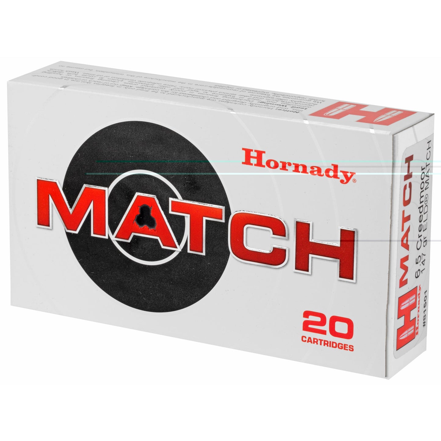 Hrndy 6.5 Crdmr 147gr Eld-m 20/200