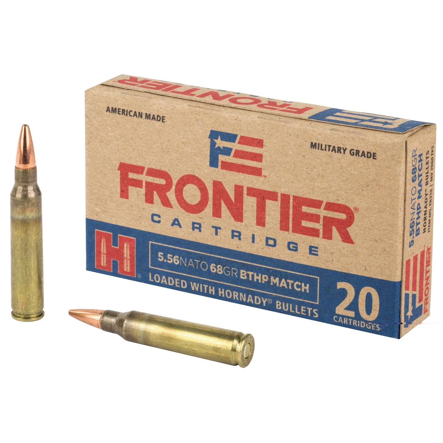 Frontier 556nato 68gr Bthp Mtch 20/5