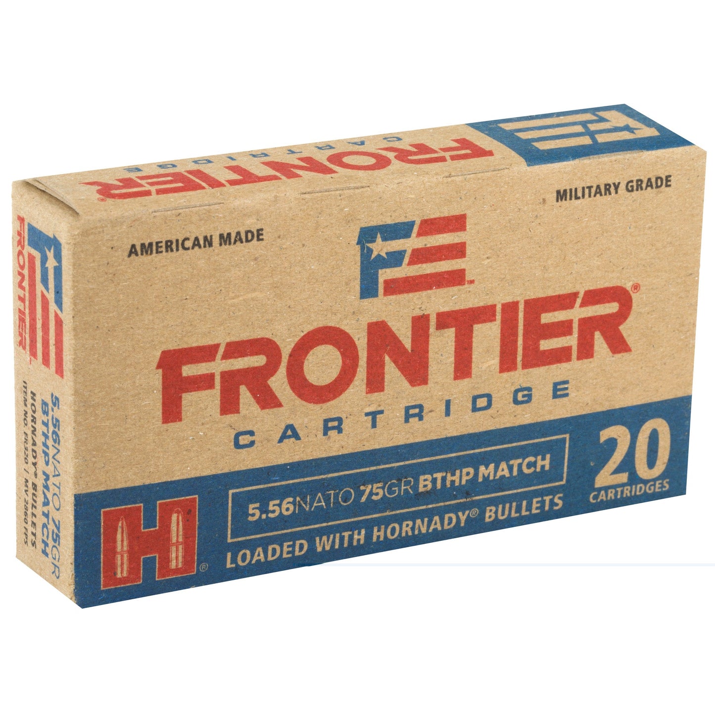 Frontier 556nato 75gr Bthp Mtch 20/5