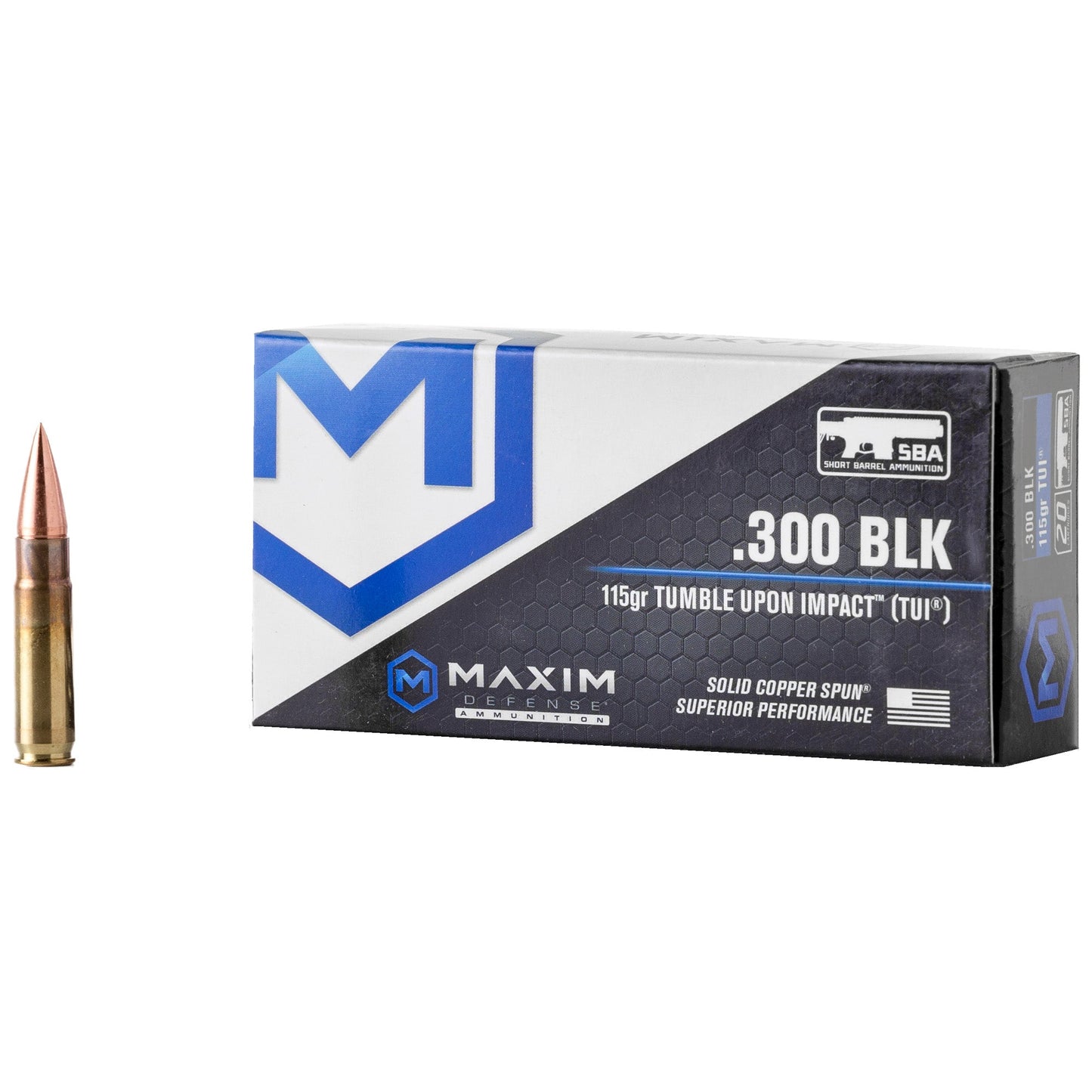 Maxim 300blk 115gr Tui Sba 20/500