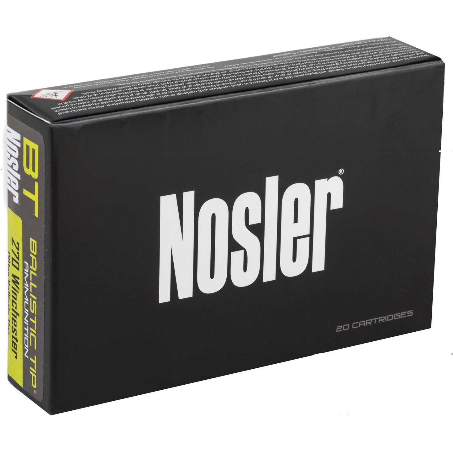 Nosler 270win 130gr Bt 20/200