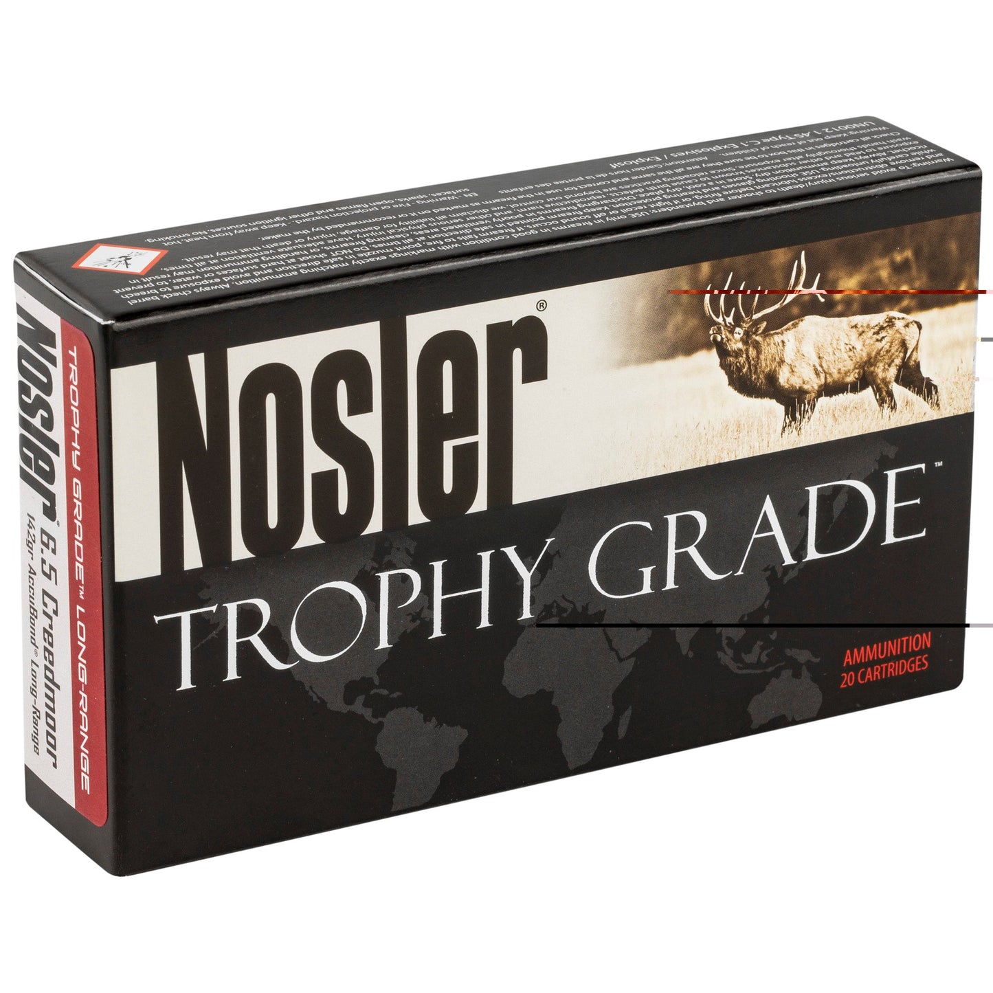 Nosler 6.5 Creed 142gr Ab Lr 20/200