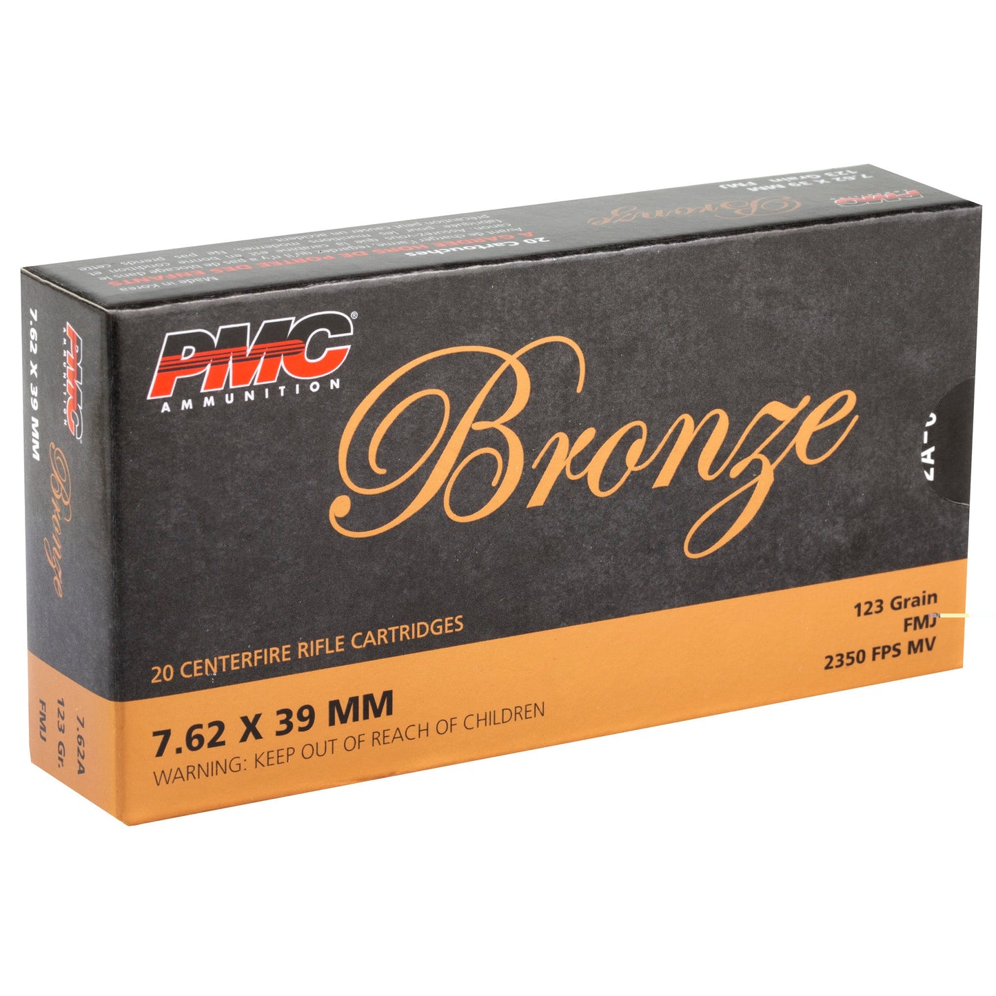 Pmc Brnz 7.62x39 123gr Fmj 20/500