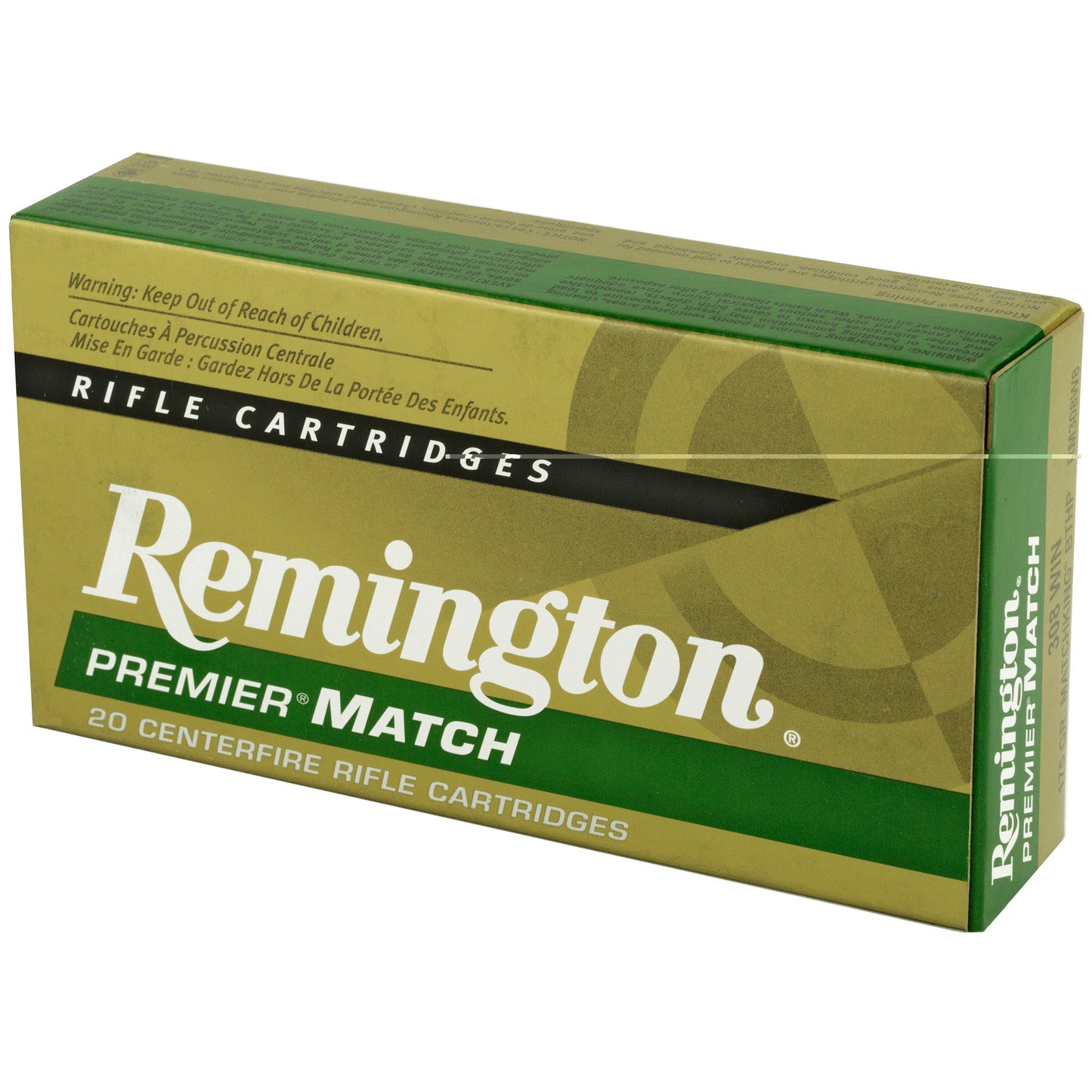 Rem Matchking 308win 175gr Bthp 20/