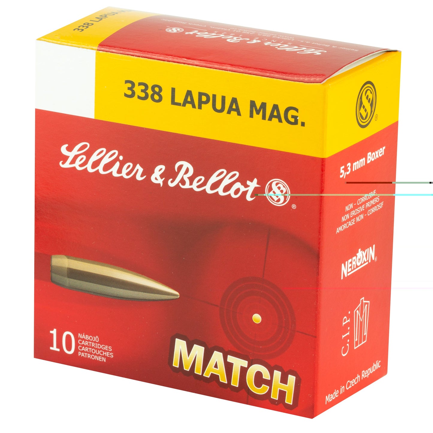 S&b 338lapua 300gr Sierra 10/100