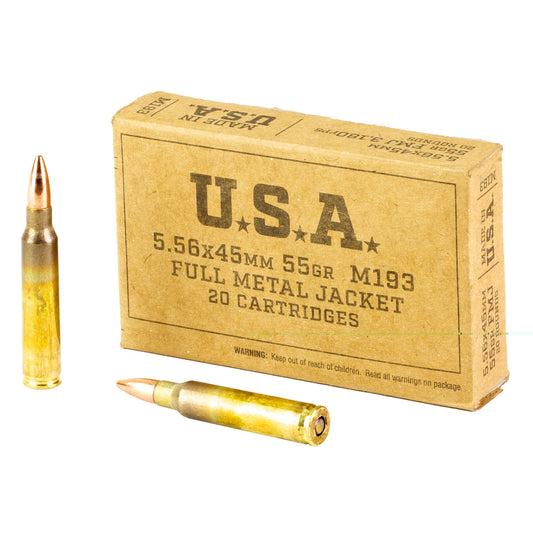 Win M193 556nato 55gr Fmj 20/1000